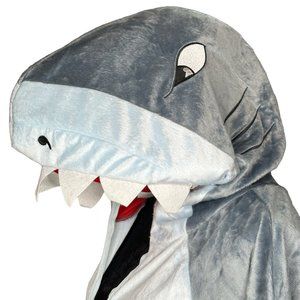 Spirit Costume One Size Unisex Shark Jumpsuit Hooded Bodysuit Jogger Outfit